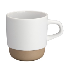 ON 320 ml ceramic mug. Stackable. With matte exterior and glossy interior - Img 14