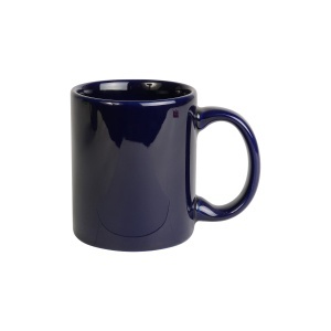 ON Cană ceramică albastra, calitate A, potrivită pentru mașinile de spălat vase și cuptorul cu microunde, cutie albă (0,32 L)
