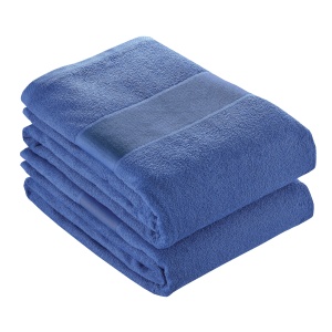 ON Cotton beach towel with polyester band printable