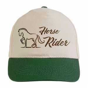 ON Natural cotton 5-panel cap with coloured visor and adjustable velcro strap - Img 9
