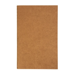 ON Notebook cu copertă din hârtie reciclată, 50 de coli liniate ivory, 70 g/m², 9 x 14,5 cm