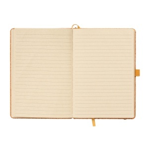 ON Notebook din plută, 80 de pagini liniate, din 70 gr., culoare fildeș. - Img 3