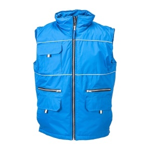 ON Padded, water-resistant polyester vest with reflective piping and pongee mesh inner lining