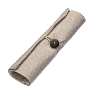 ON Penar tip roll-up din bumbac. Închidere cu nasture și elastic.