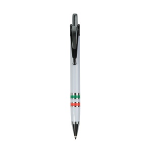 ON Plastic snap pen with three-colour grip (Italian, French or Spanish flag), jumbo refill - Img 3
