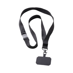 ON Polyester neck ribbon with cell phone holder tag