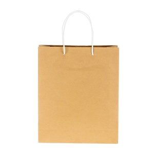 ON Pungă din hârtie reciclată naturală de 150 g/m2 cu clin și mânere scurte colorate - Img 19