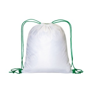 ON Rucsac din poliester alb 210T cu închidere tip șnur și șnururi colorate - Img 16