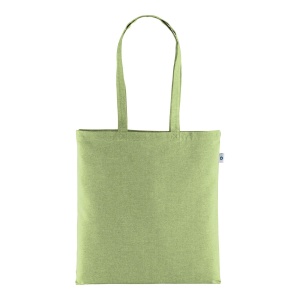 ON Sacoșă de cumpărături din bumbac reciclat 190 g/m2, mânere lungi, 38 x 42 cm - Img 12