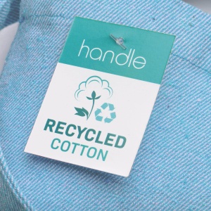 ON Sacoșă de cumpărături din bumbac reciclat 280g/m2, cu mânere lungi - Img 14