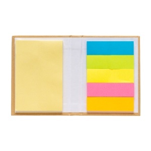 ON Small cardboard notebook containing sticky notes - Img 5