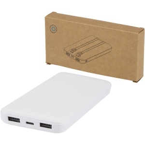 PF™ Adhil baterie externă 10.000 mAh 10W din plastic reciclat cu 2 cabluri încorporate - Img 2