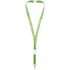 PF™ Balta recycled PET lanyard with safety breakaway and buckle