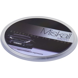 PF™ Ellison round plastic coaster with paper insert