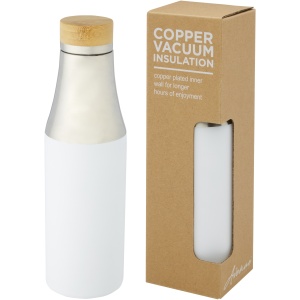 PF™ Hulan 540 ml copper vacuum insulated stainless steel bottle with bamboo lid