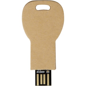 PF™ Key-shaped recycled paper USB 2.0