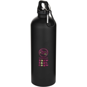 PF™ Oregon sticlă de apă mată 750 ml simplu perete din oțel inoxidabil reciclat RCS cu carabină - Img 8