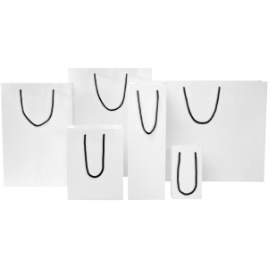 PF™ Handmade 170 g/m2 integra paper bag with plastic handles - small
