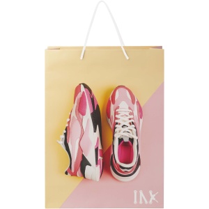 PF™ Handmade 170 g/m2 integra paper bag with plastic handles - X large