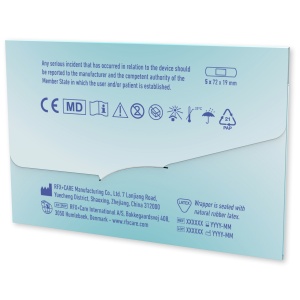 PF™ 5-pieces plasters with full colour printed paper envelope