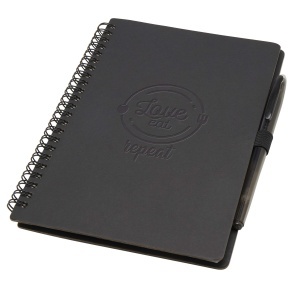 PF™ Slate set carnet A5 reutilizabil cu copertă tare și pix (cerneală neagră) - Img 12
