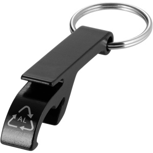 PF™ Tao RCS recycled aluminium bottle and can opener with keychain