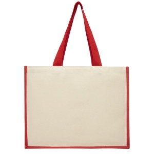 PF™ Varai 320 g/m² canvas and jute shopping tote bag 23L