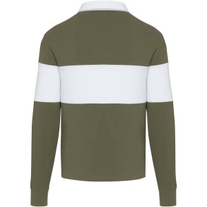 PF Hanorac unisex Clyde organic cu imprimeu de polo pentru rugby