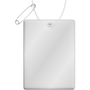 PF Cuier reflectorizant dreptunghiular RFX™ H-12 din PVC, de dimensiuni mari