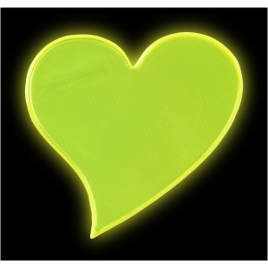 PF RFX™ S-12 heart L reflective PVC sticker - Img 6
