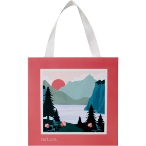 PF Smartfold 230 g/m2 paper bag with ribbon handles and matt lamination - 24 x 10 x 24 cm - Img 5
