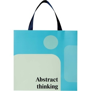 PF Smartfold 230 g/m2 paper bag with ribbon handles and matt lamination - 31 x 12 x 31 cm - Img 9