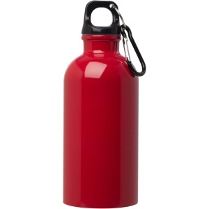 PF Sticlă de apă Oregon 400 ml din oțel inoxidabil cu perete simplu, certificată RCS, cu carabină
