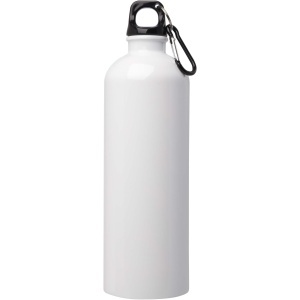 PF Sticlă de apă Oregon 750 ml din oțel inoxidabil cu perete simplu, certificată RCS, cu carabină