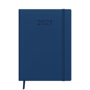 Planificator săptămânal 2027. Copertă rigidă din PU termoizolant cu margini colorate ale paginii