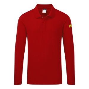 PW Anti-Static ESD Polo Shirt L/S - Img 3