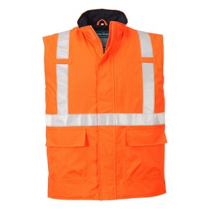 PW Bizflame Rain Hi-Vis FR Bodywarmer