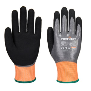 PW Cut F15 Nitrile Aqua Glove