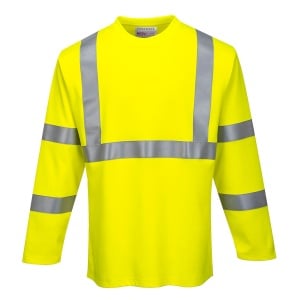 PW Modaflame Knit Hi-Vis FR Long Sleeve T-Shirt