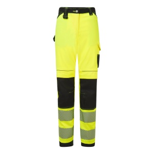 PW PW3 Pantaloni de lucru pentru femei Hi-Vis Stretch pentru femei - Img 2