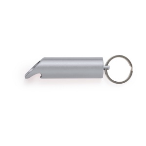 Recycled aluminium keyring, bottle opener, LED light - Img 3