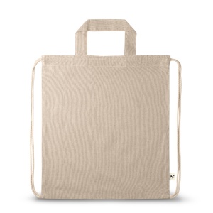 RISSANI. Drawstring bag with recycled cotton (70%) and polyester (30% rPET) (140 g/m²) - Img 9