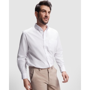 RO™ AIFOS L/S | Cămașă bărbați mânecă lungă | 65 % poliester / 35 % bumbac poplin | 130 gsm - Img 6