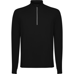 RO™ ESTAMBUL | Bluză raglan tehnică ML cu guler inversat, fermoar pe jumătate și detaliu reflectorizant | 88 % poliester reciclat / 12 % elastan | 200 gsm - Img 2