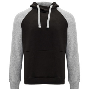 RO BADET - 50% cotton / 50% polyester, brushed fleece, 280 gsm. Heather grey colour 58: 55% cotton / 40% polyester / 5% viscose.