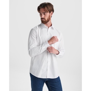 RO CĂMAȘĂ CU MÂNECĂ LUNGĂ AIFOS - 65% poliester / 35% bumbac, poplin, 130 g/m². - Img 7