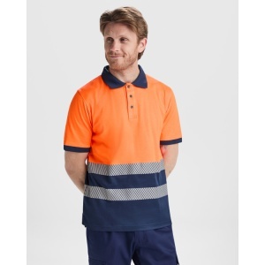 RO TRICOU POLO CU VIZIBILITATE RIDICATĂ ATRIO - 55% bumbac 45% poliester, 170g/m² - Img 10