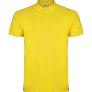 RO TRICOU POLO STAR - 100% bumbac, punct pique, 200 g/m².Culoarea gri melanj 58: 85% bumbac / 15% vâscoză. - Img 4