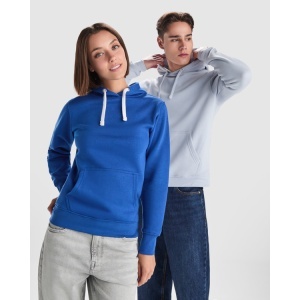 RO URBAN - 50% cotton / 50% polyester, 280 gsm brushed fleece. Heather grey 58: 55% cotton / 40% polyester / 5% viscose.