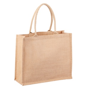 Royal Geantă de cumpărături laminată NATURAL SHOPPER din iută